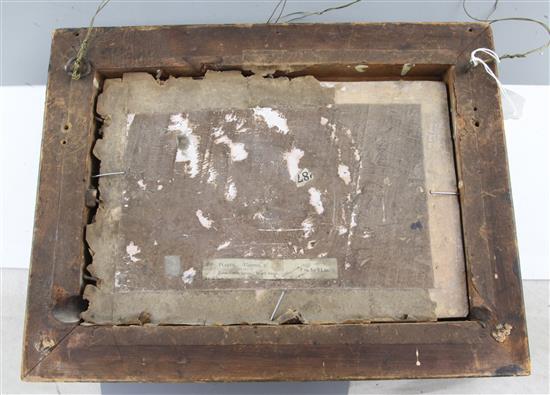 An Italian maiolica plaque, late 17th/early 18th century, 20 x 28cm